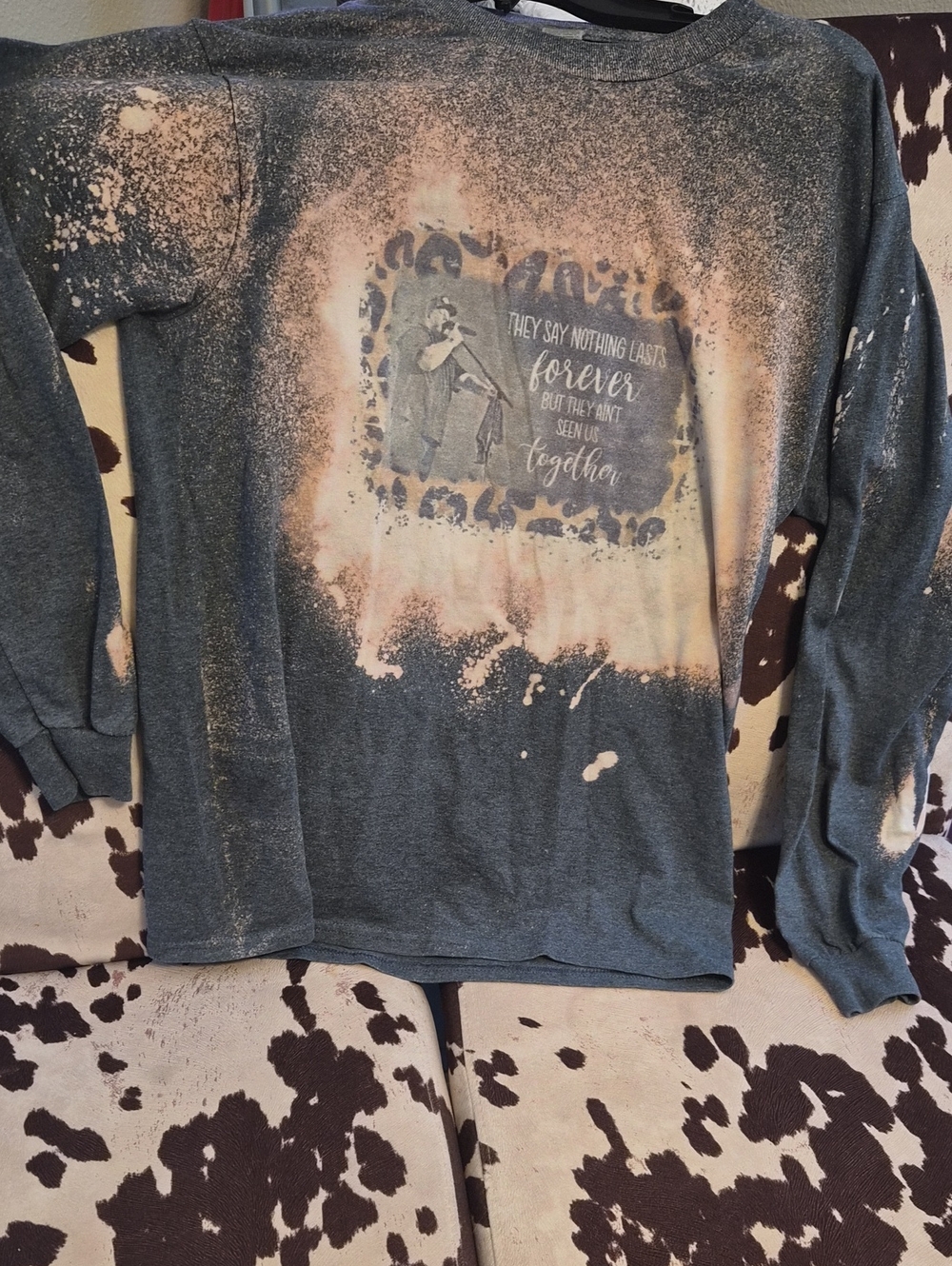 🤠Bleached Luke Combs Long Sleeve🤠